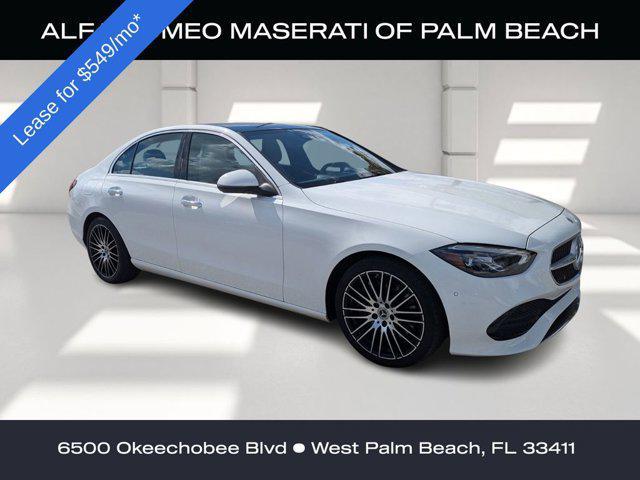 used 2025 Mercedes-Benz C-Class car, priced at $35,250