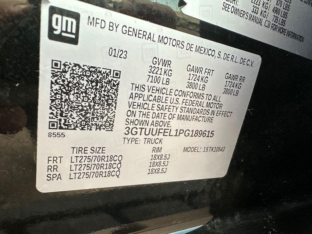 used 2023 GMC Sierra 1500 car, priced at $58,170