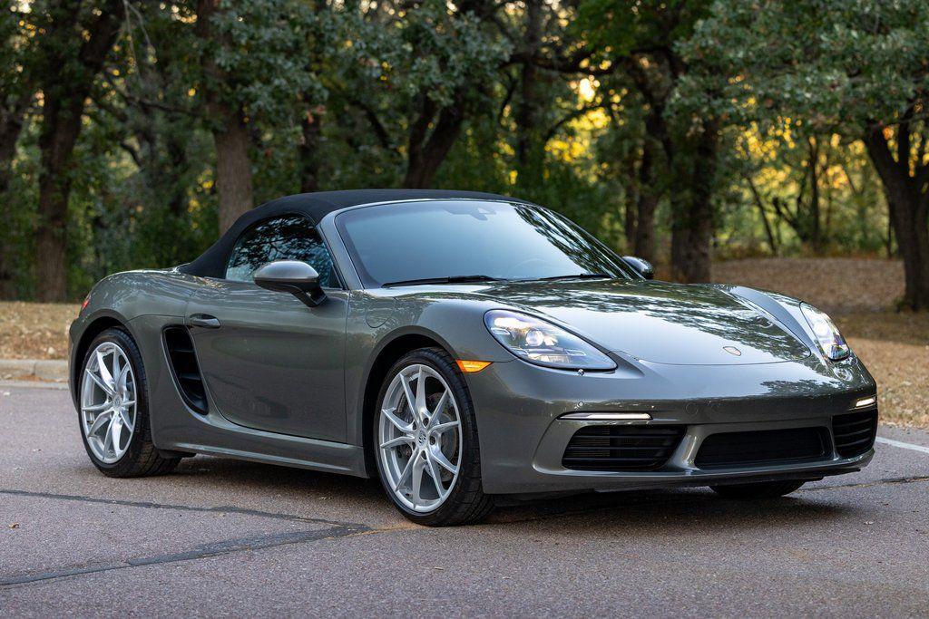 used 2021 Porsche 718 Boxster car, priced at $57,400