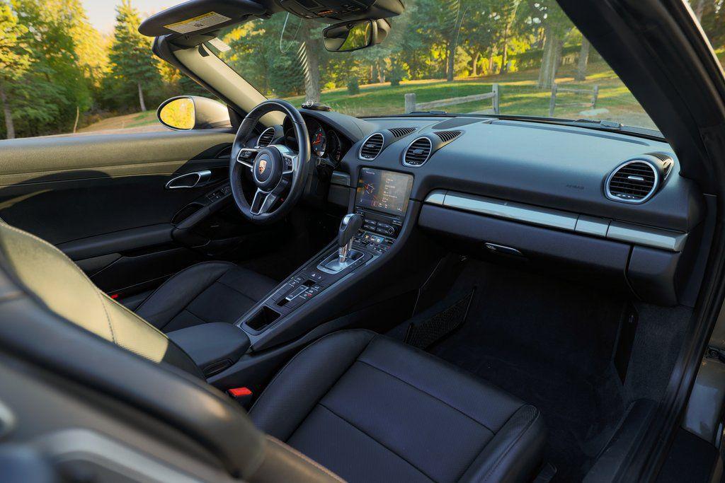 used 2021 Porsche 718 Boxster car, priced at $57,400