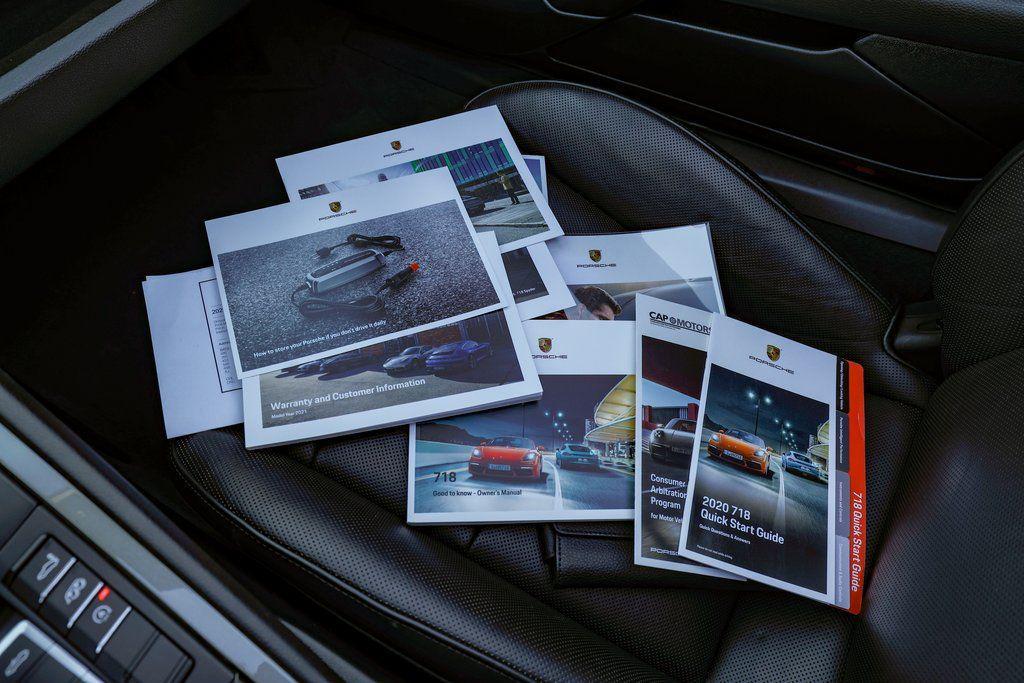 used 2021 Porsche 718 Boxster car, priced at $57,400