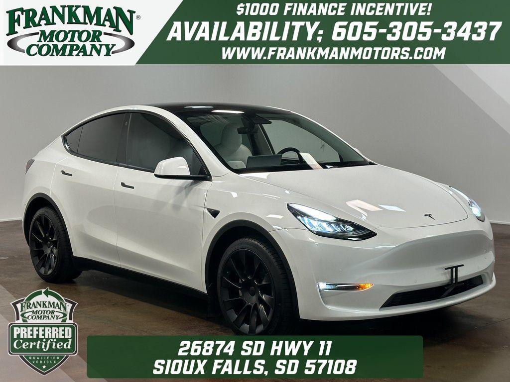 used 2022 Tesla Model Y car, priced at $27,145