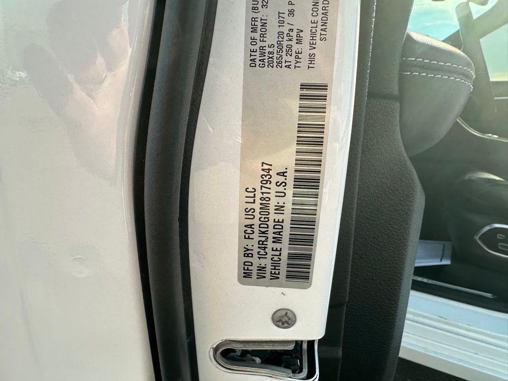 used 2021 Jeep Grand Cherokee L car, priced at $31,917