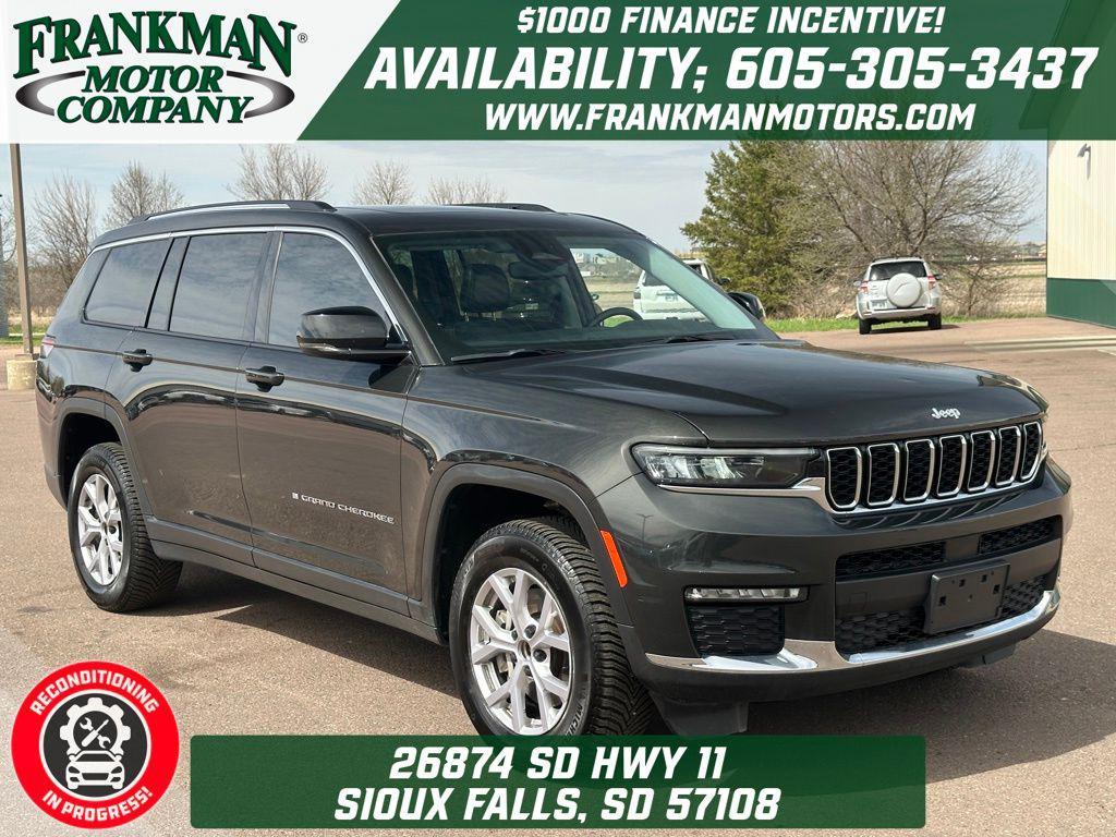 used 2022 Jeep Grand Cherokee L car, priced at $26,989