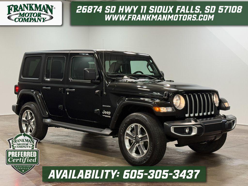used 2022 Jeep Wrangler Unlimited car, priced at $33,084