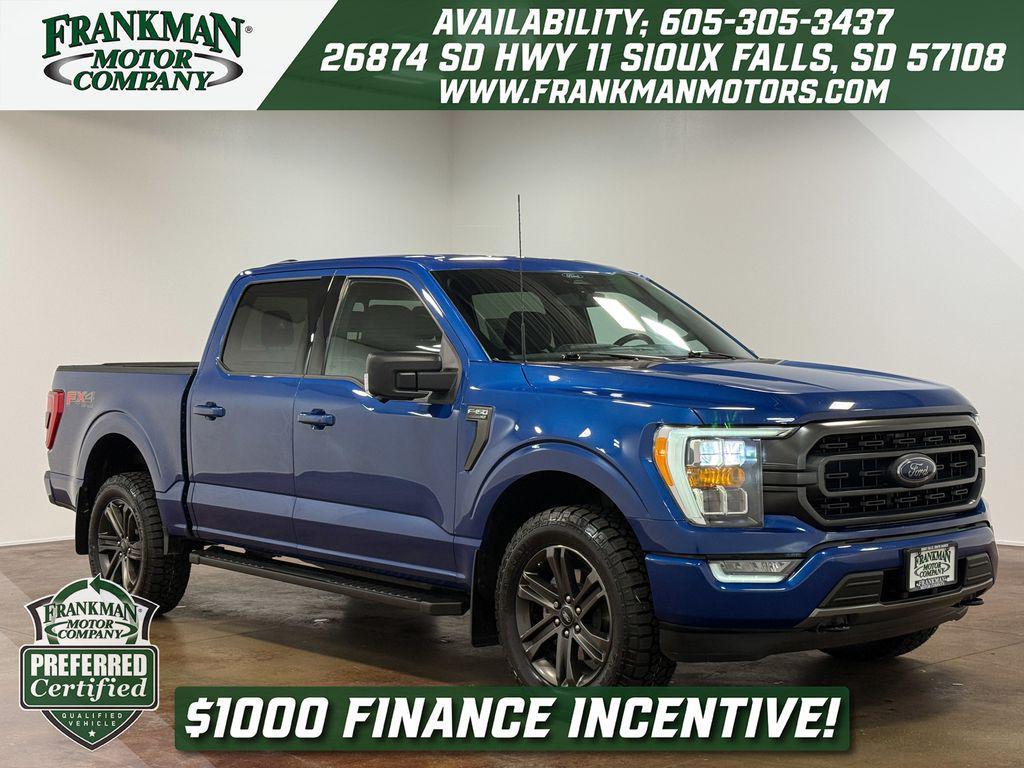 used 2022 Ford F-150 car, priced at $35,987
