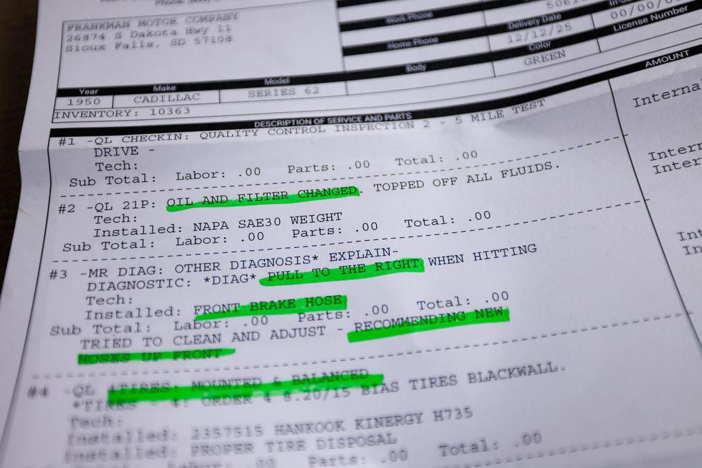 used 1950 Cadillac Series 62 car, priced at $23,988