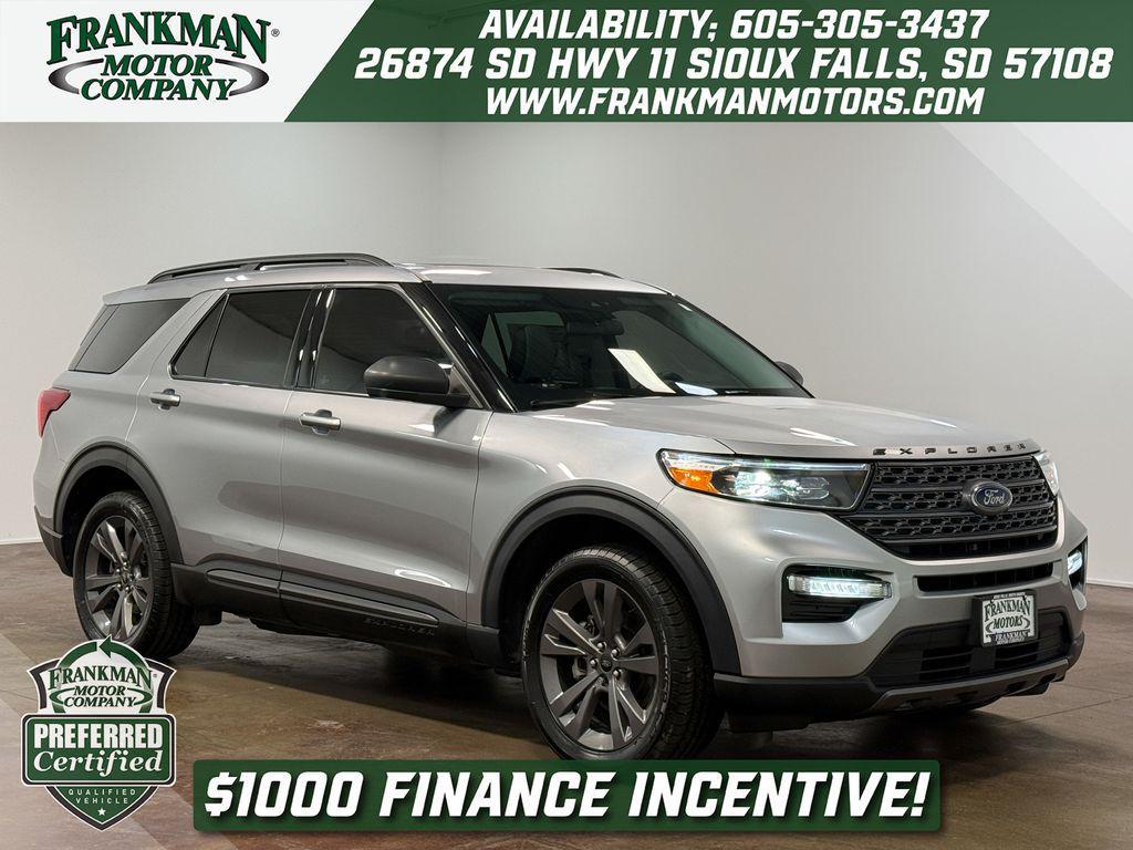 used 2021 Ford Explorer car, priced at $27,352