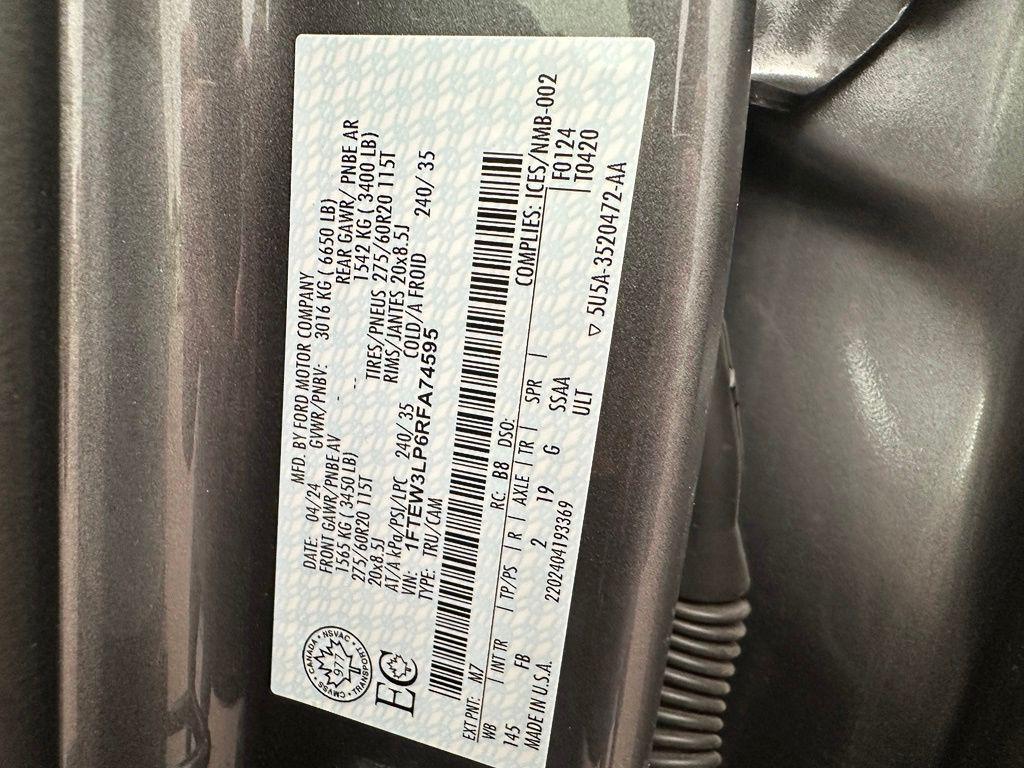 used 2024 Ford F-150 car, priced at $47,634
