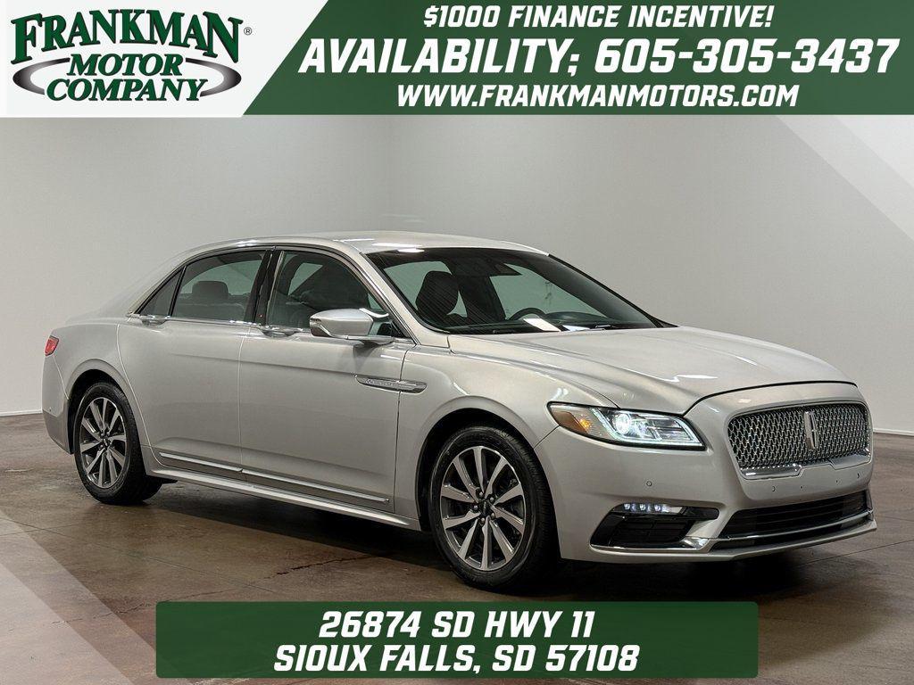 used 2019 Lincoln Continental car, priced at $19,273