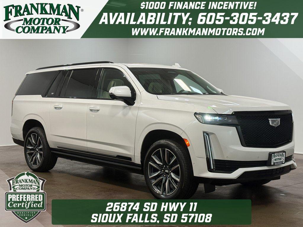 used 2021 Cadillac Escalade ESV car, priced at $69,500