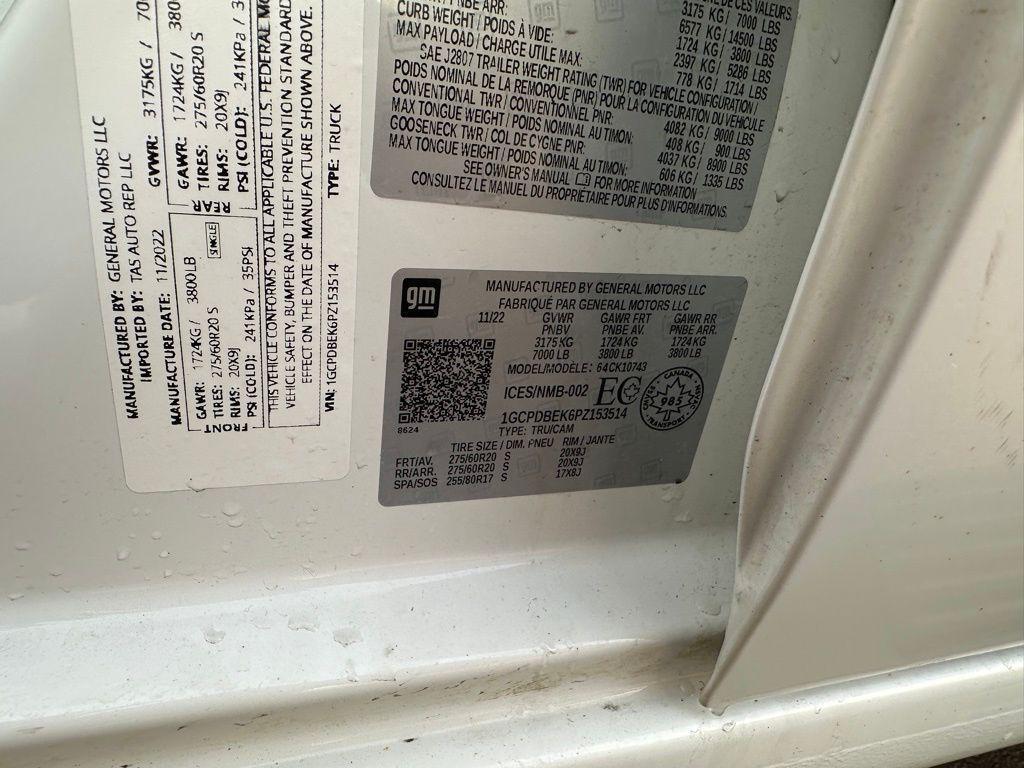 used 2023 Chevrolet Silverado 1500 car, priced at $34,960