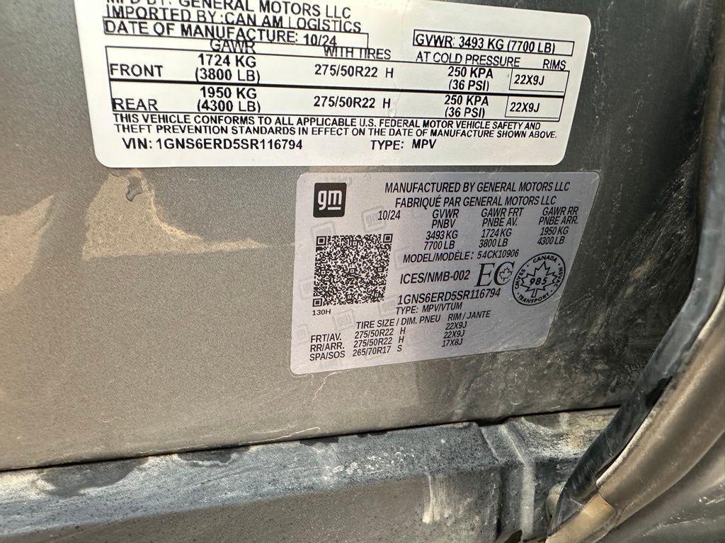 used 2025 Chevrolet Suburban car, priced at $67,935