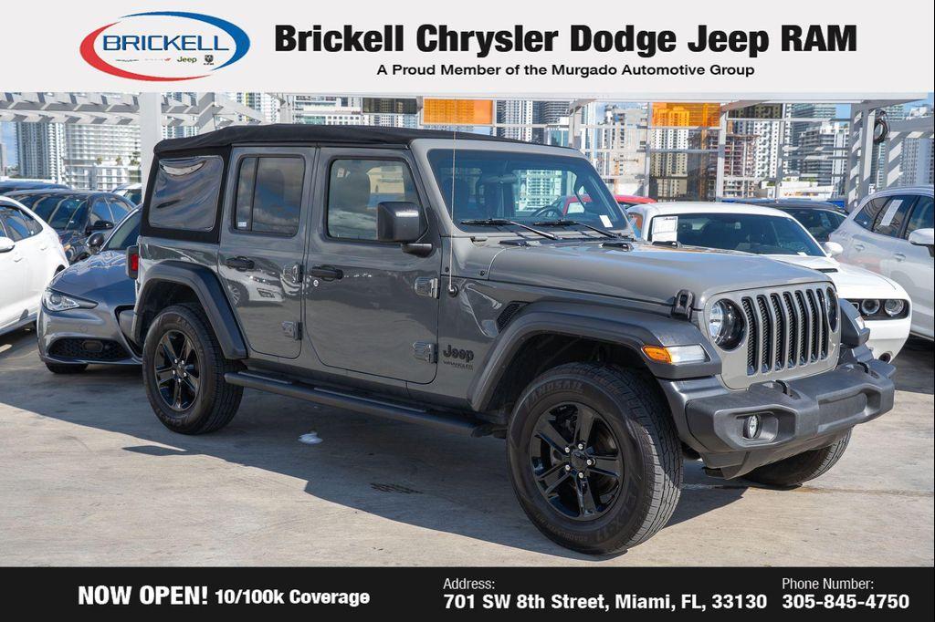 used 2020 Jeep Wrangler Unlimited car, priced at $22,870