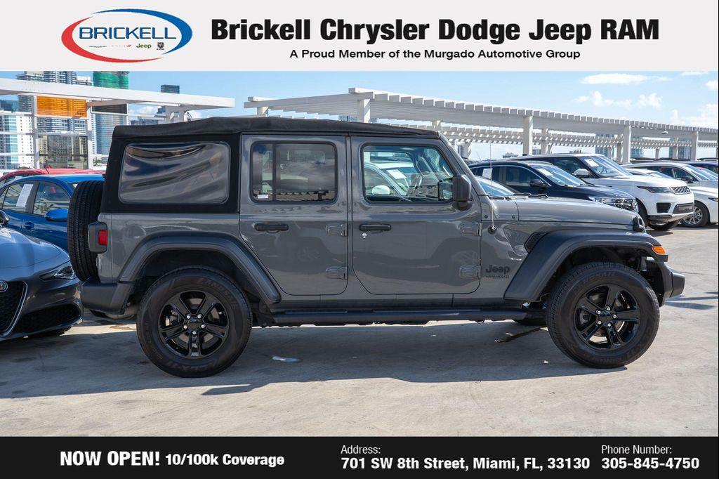 used 2020 Jeep Wrangler Unlimited car, priced at $22,870