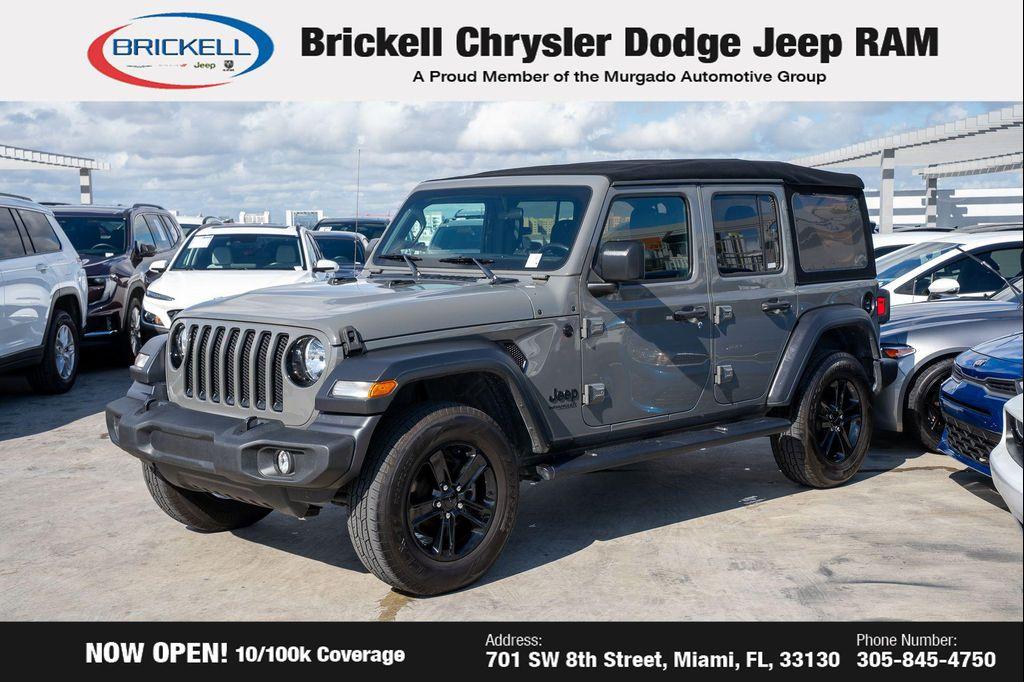 used 2020 Jeep Wrangler Unlimited car, priced at $22,870