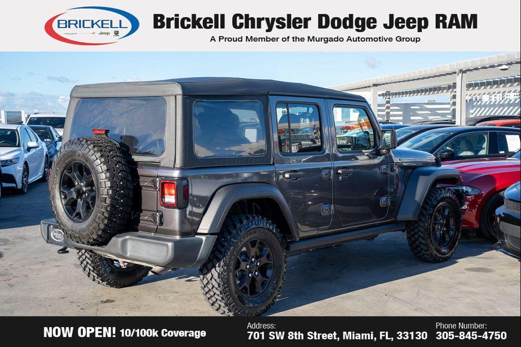 used 2022 Jeep Wrangler Unlimited car, priced at $25,100