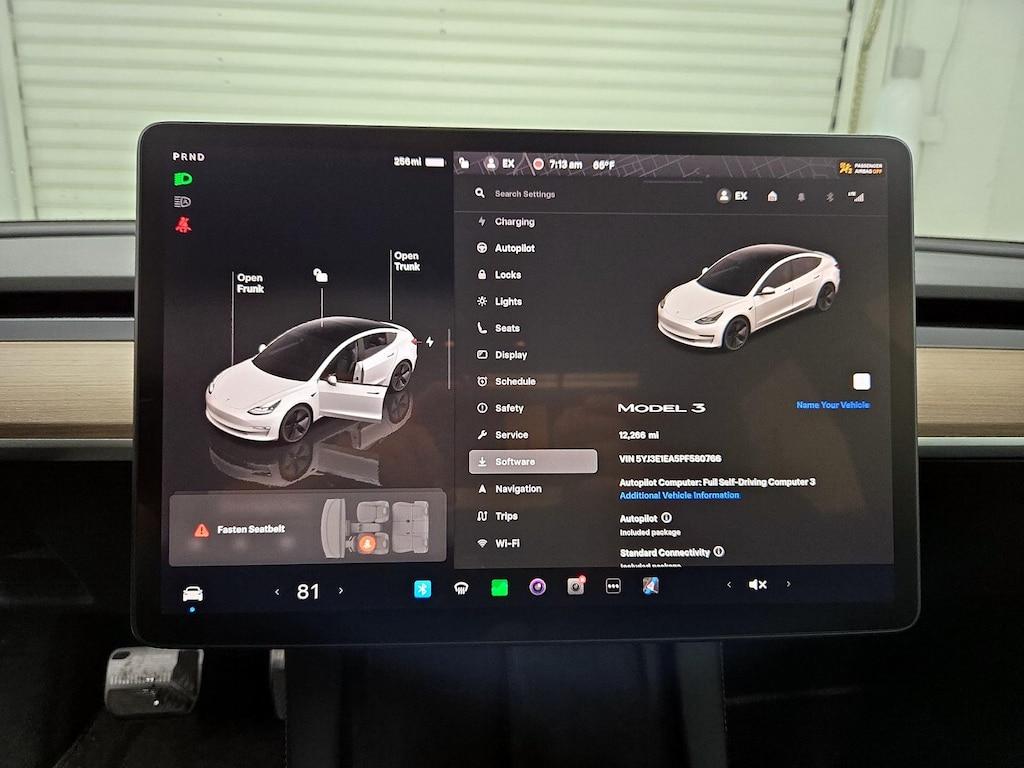 used 2023 Tesla Model 3 car, priced at $26,998