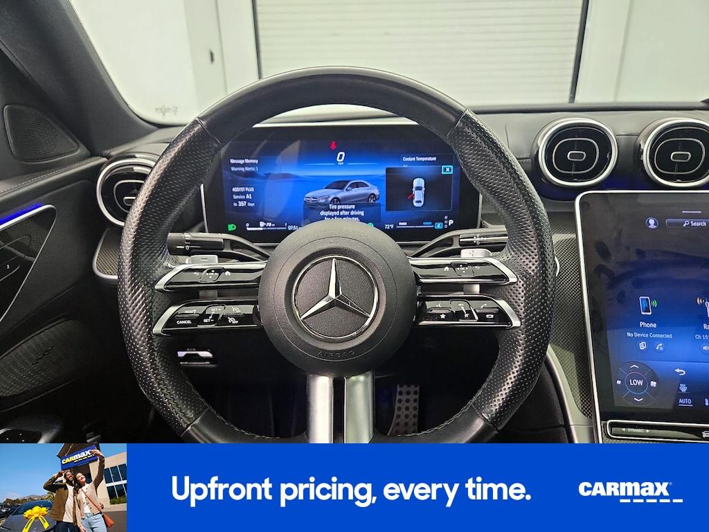 used 2023 Mercedes-Benz C-Class car, priced at $29,998
