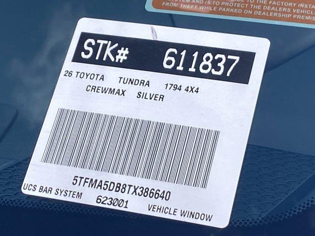 new 2026 Toyota Tundra car, priced at $71,635