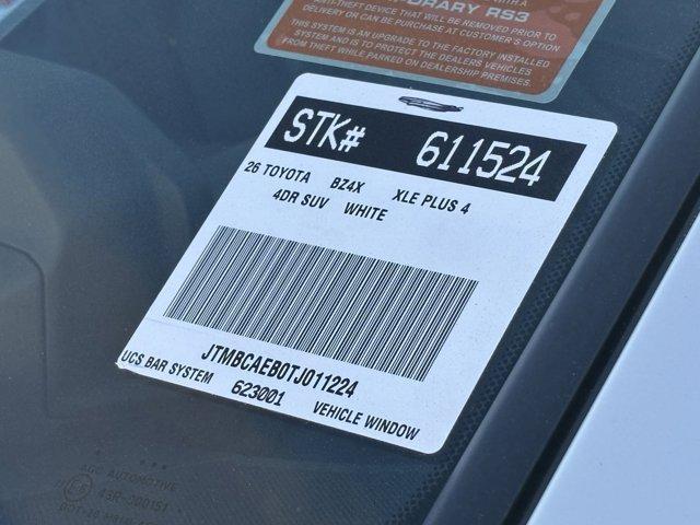 new 2026 Toyota bZ car, priced at $40,803
