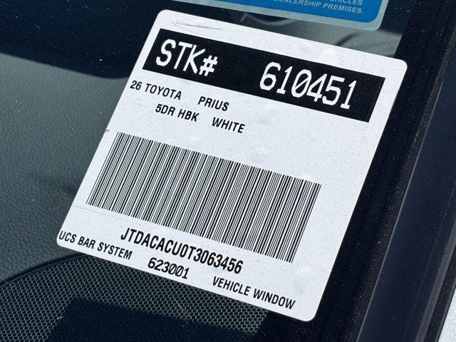 new 2026 Toyota Prius Plug-In Hybrid car, priced at $36,268