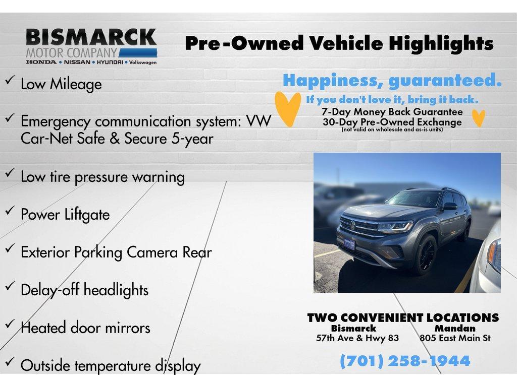 used 2023 Volkswagen Atlas car, priced at $33,998