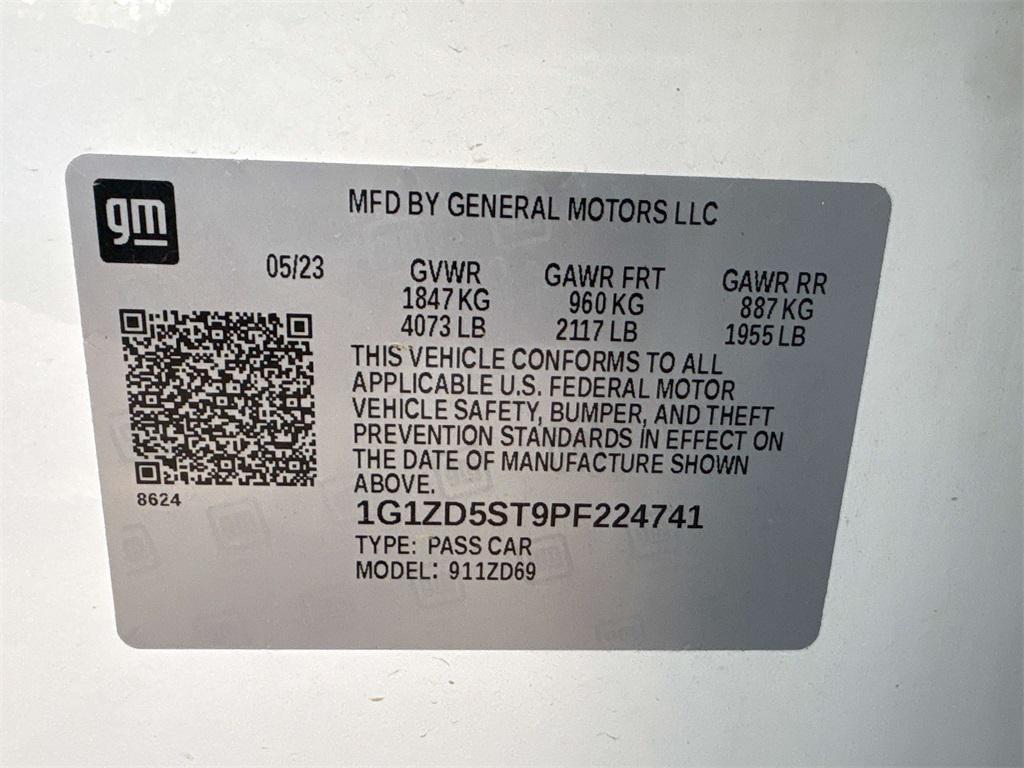 used 2023 Chevrolet Malibu car, priced at $16,315