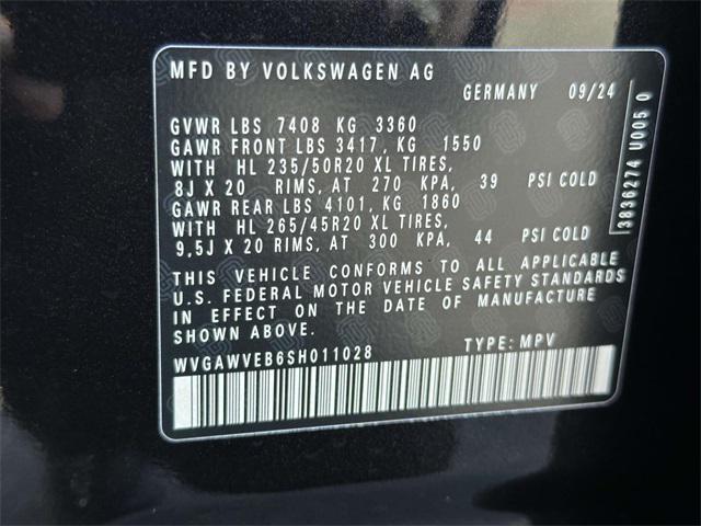 new 2025 Volkswagen ID. Buzz car, priced at $48,915