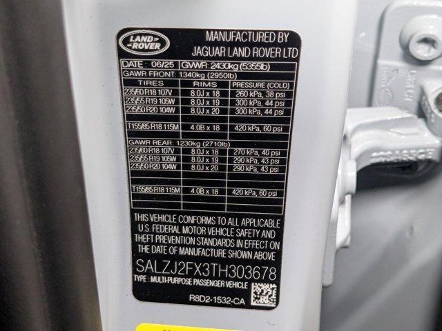 new 2026 Land Rover Range Rover Evoque car, priced at $53,412