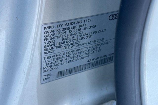 used 2023 Audi Q8 car, priced at $44,899