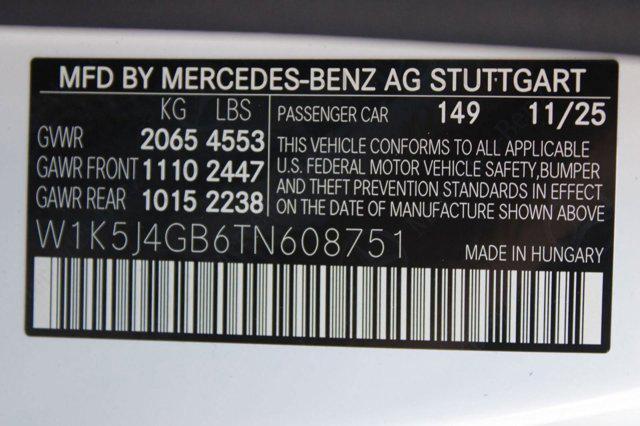 new 2026 Mercedes-Benz CLA 250 car, priced at $47,180