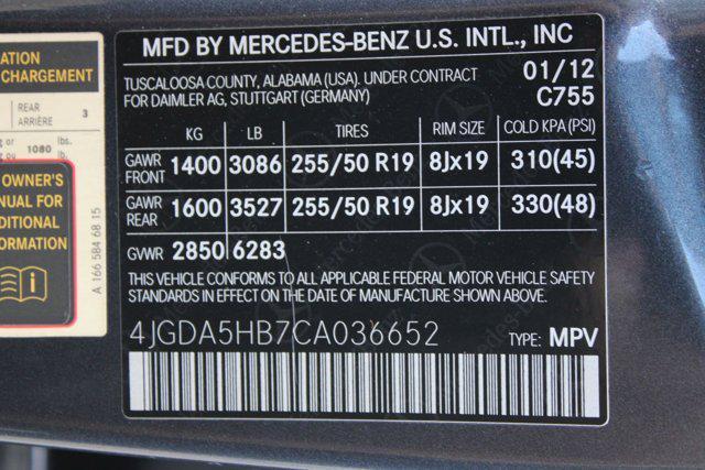 used 2012 Mercedes-Benz M-Class car, priced at $9,999