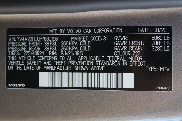 used 2021 Volvo XC90 car, priced at $28,699