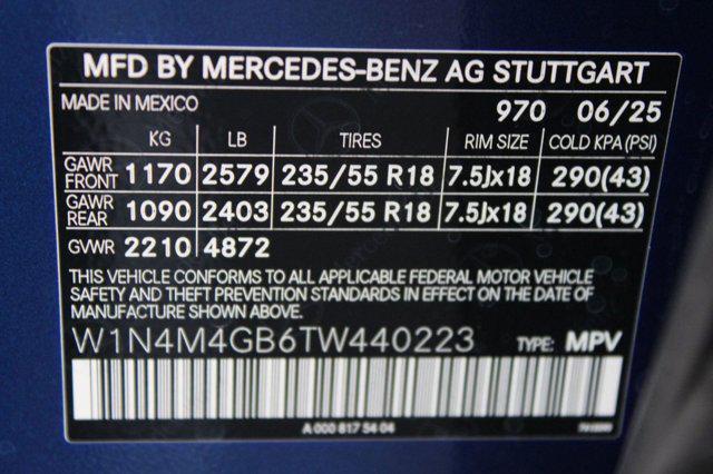 new 2026 Mercedes-Benz GLB 250 car, priced at $50,740