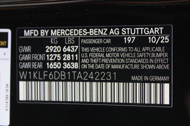 new 2026 Mercedes-Benz AMG E 53 car, priced at $100,425