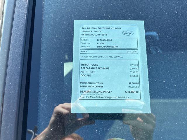 new 2026 Hyundai SANTA CRUZ car, priced at $34,565