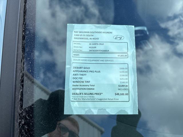 new 2026 Hyundai SANTA CRUZ car, priced at $45,255