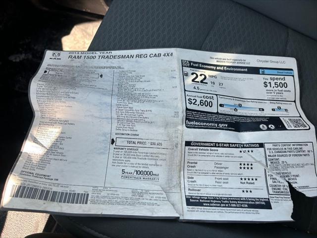 used 2014 Ram 1500 car, priced at $14,900