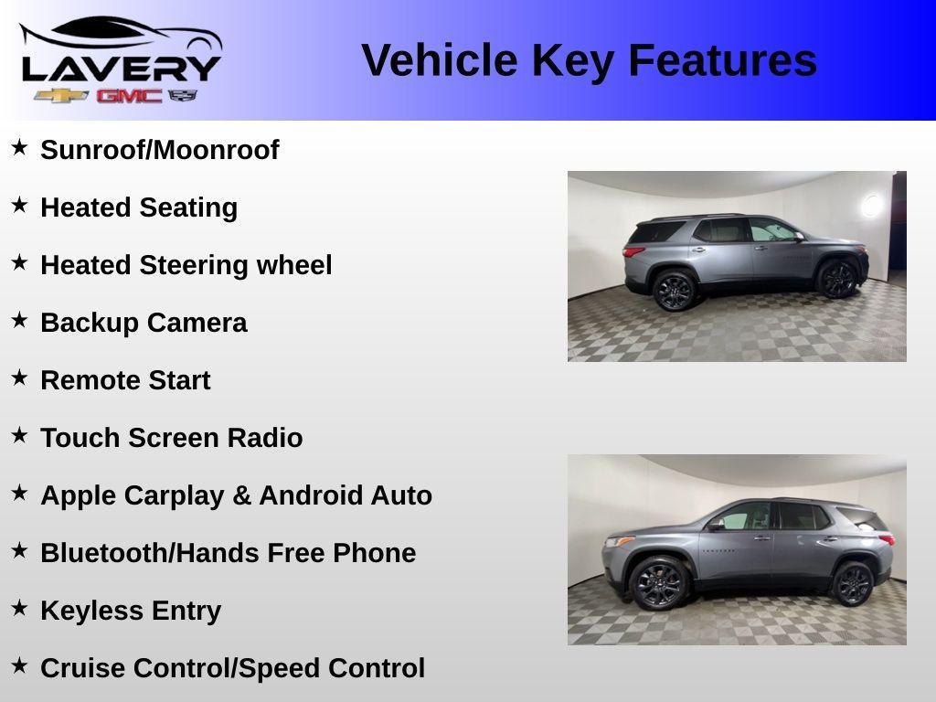 used 2021 Chevrolet Traverse car, priced at $23,500