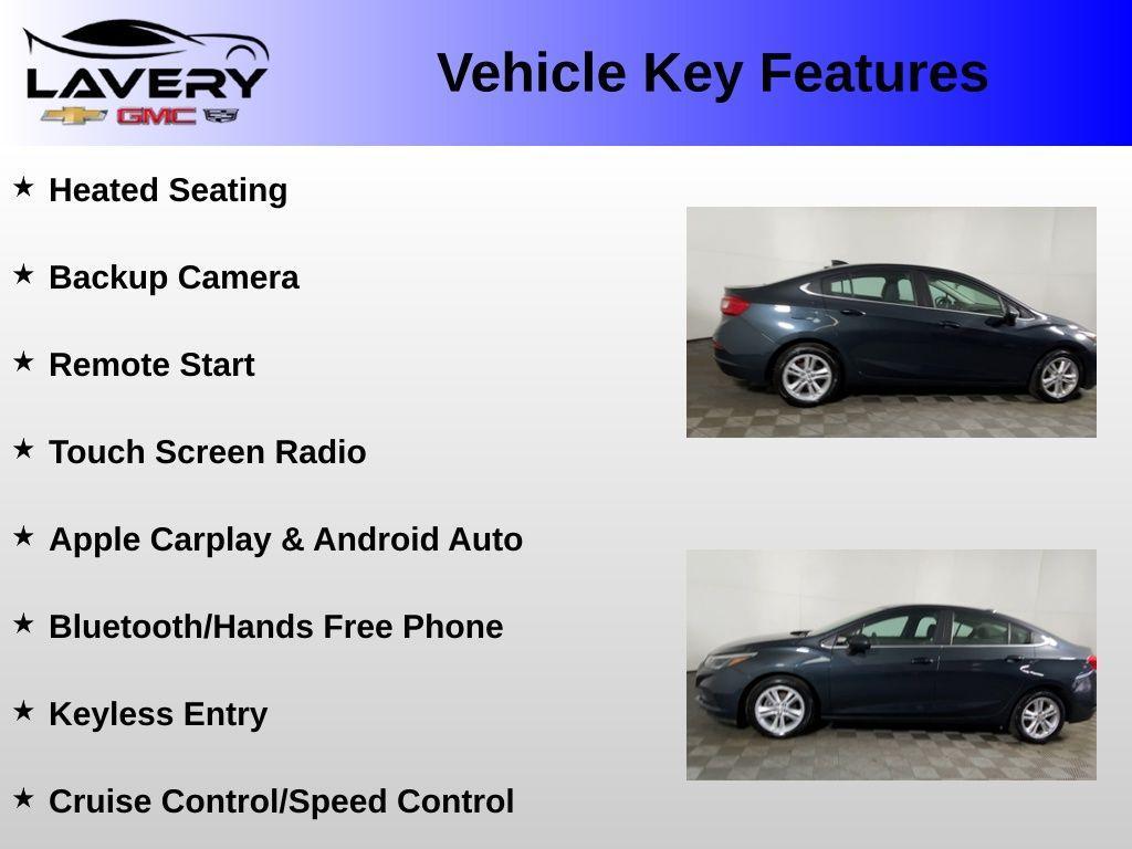 used 2017 Chevrolet Cruze car, priced at $8,500