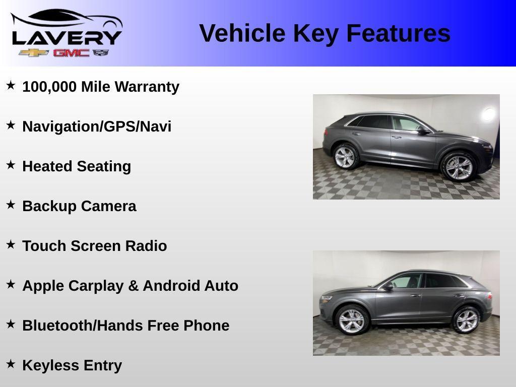 used 2019 Audi Q8 car, priced at $32,500