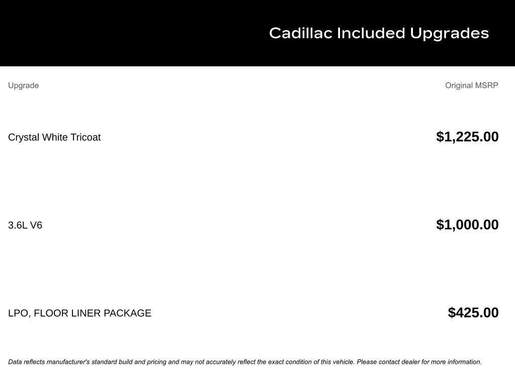new 2025 Cadillac XT5 car, priced at $53,740