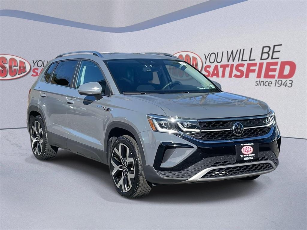 used 2023 Volkswagen Taos car, priced at $22,500