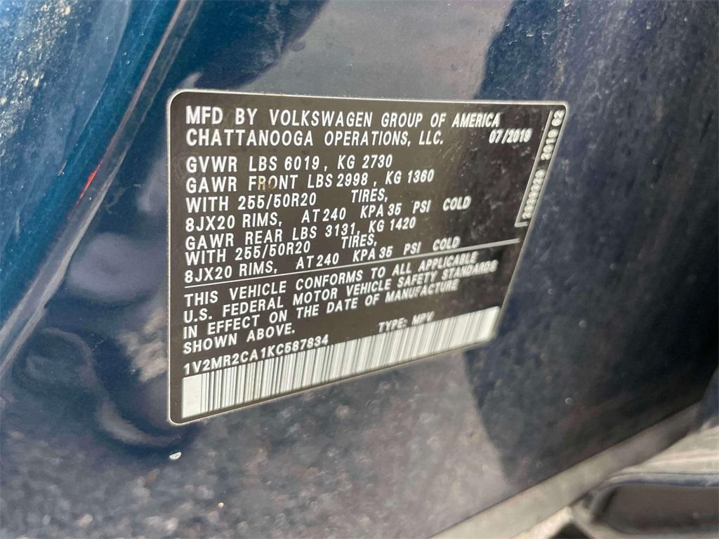 used 2019 Volkswagen Atlas car, priced at $19,400