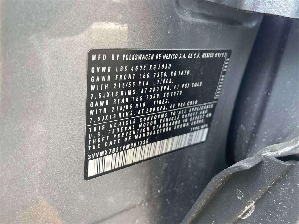 used 2023 Volkswagen Taos car, priced at $20,860