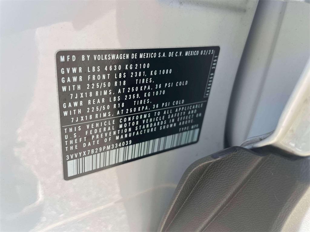 used 2023 Volkswagen Taos car, priced at $21,000