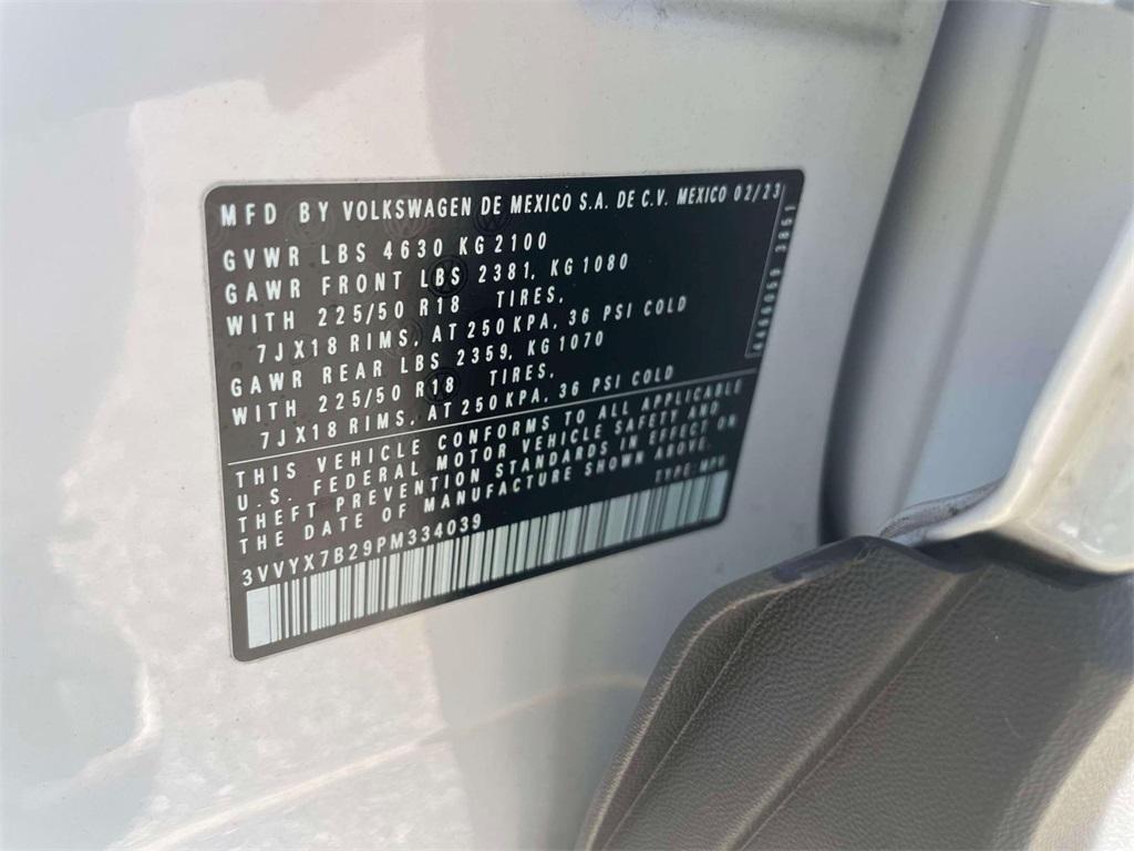 used 2023 Volkswagen Taos car, priced at $21,000