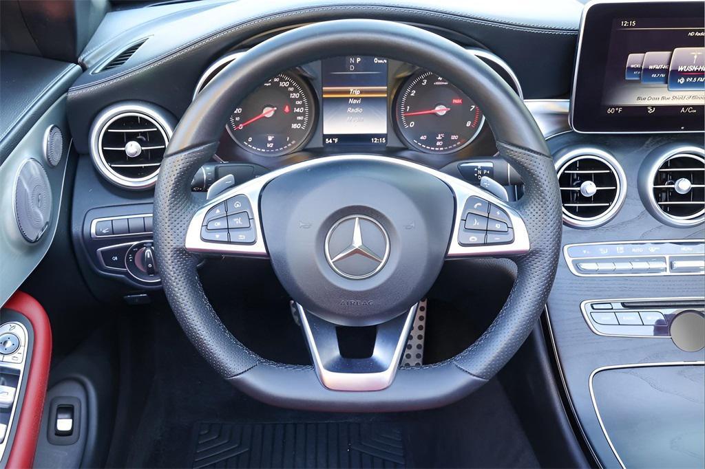 used 2017 Mercedes-Benz C-Class car, priced at $23,974