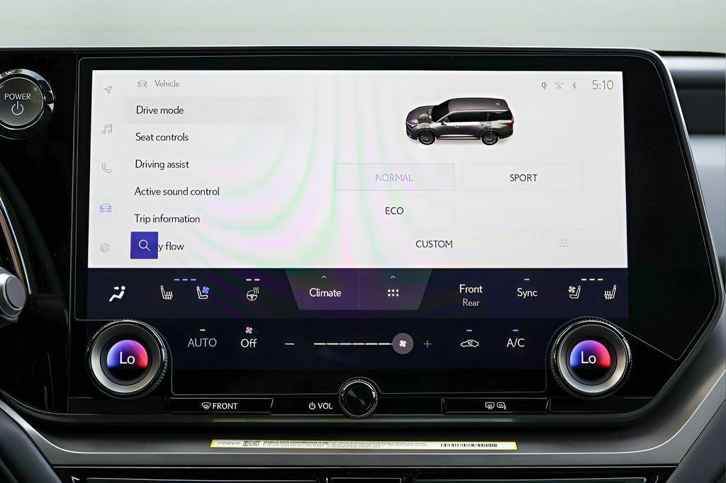 new 2026 Lexus TX 500h car, priced at $74,678